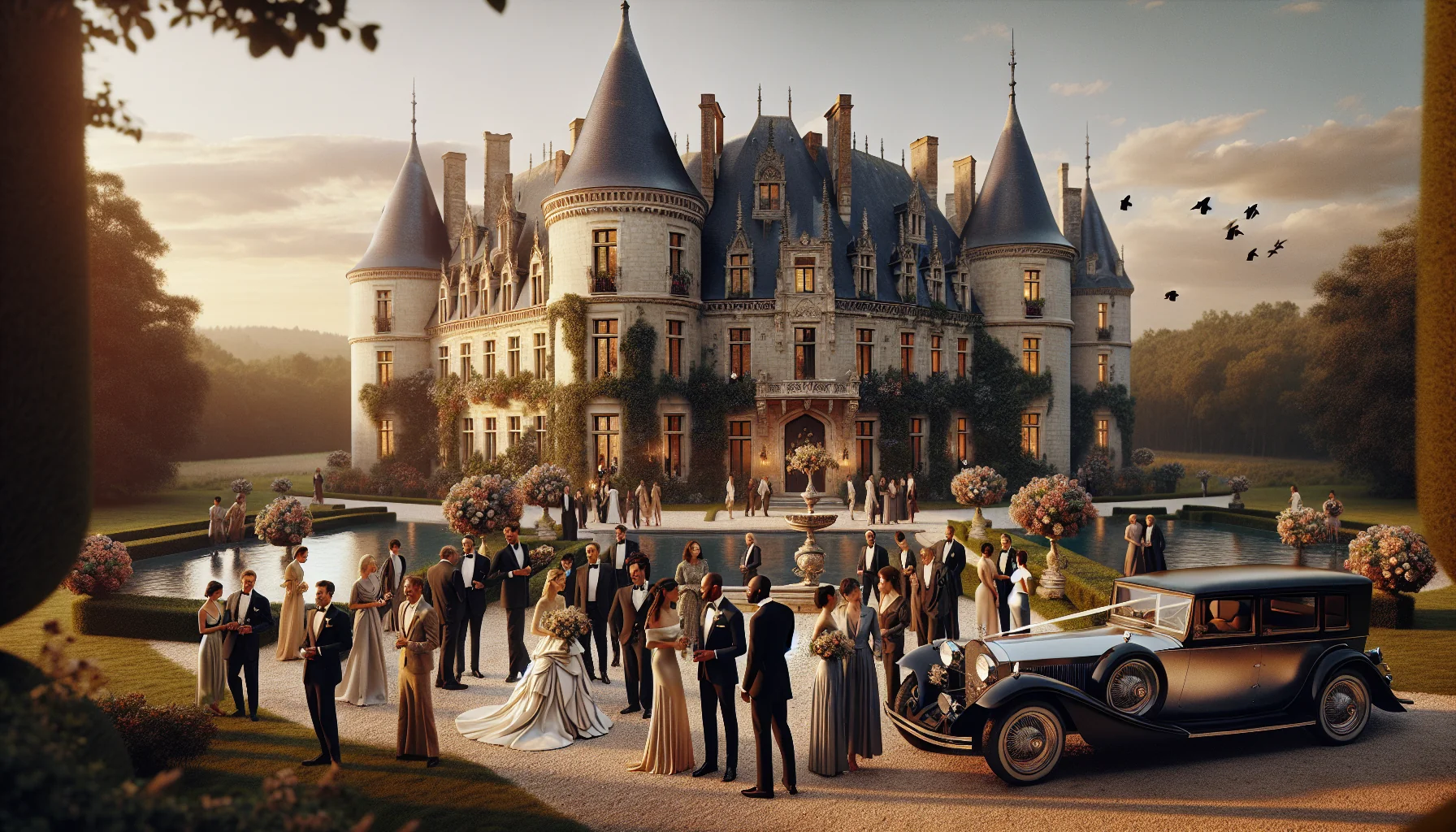 Experience the Magic of a French palace Wedding